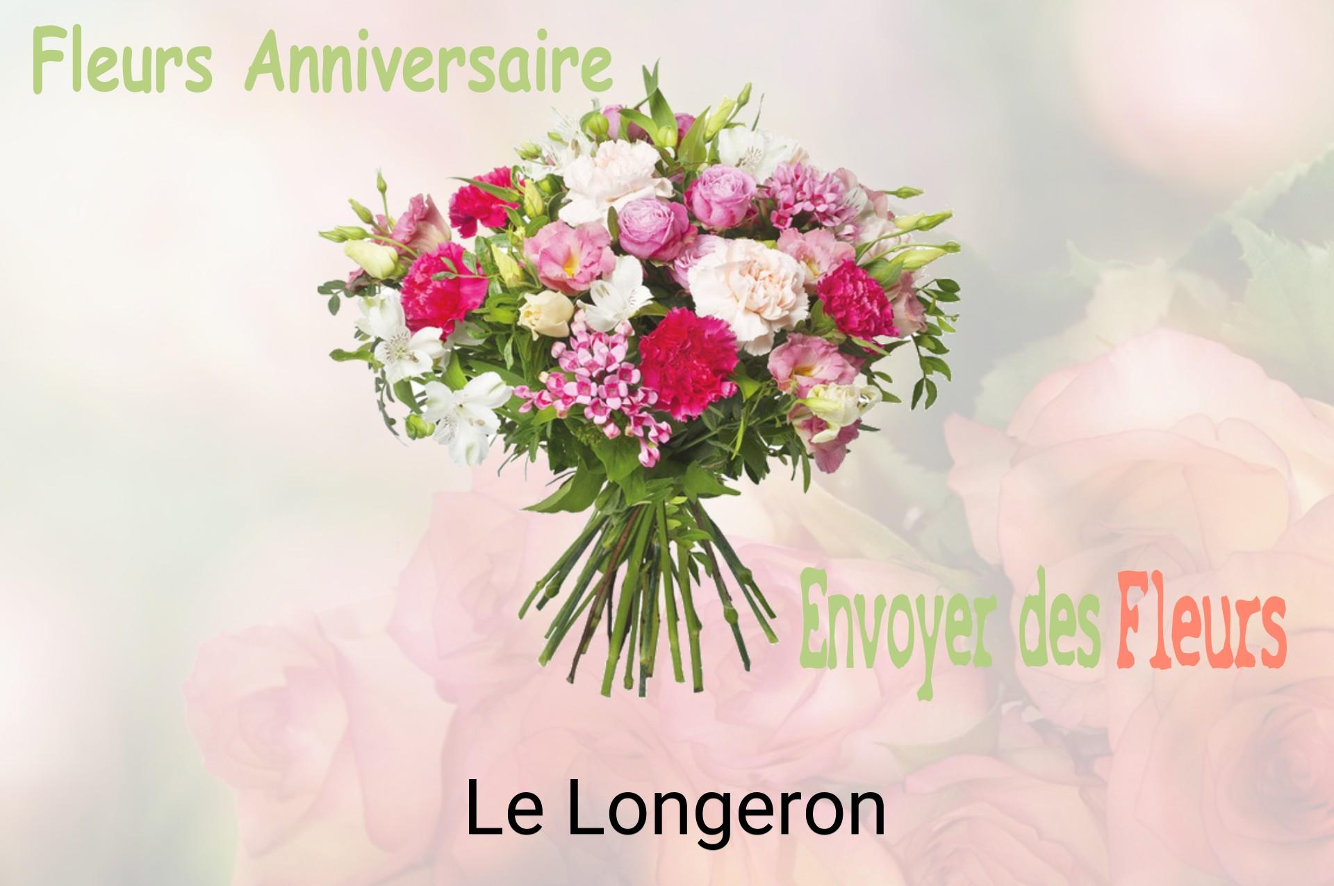 Bouquet de fleurs d’anniversaire livré à Le Longeron