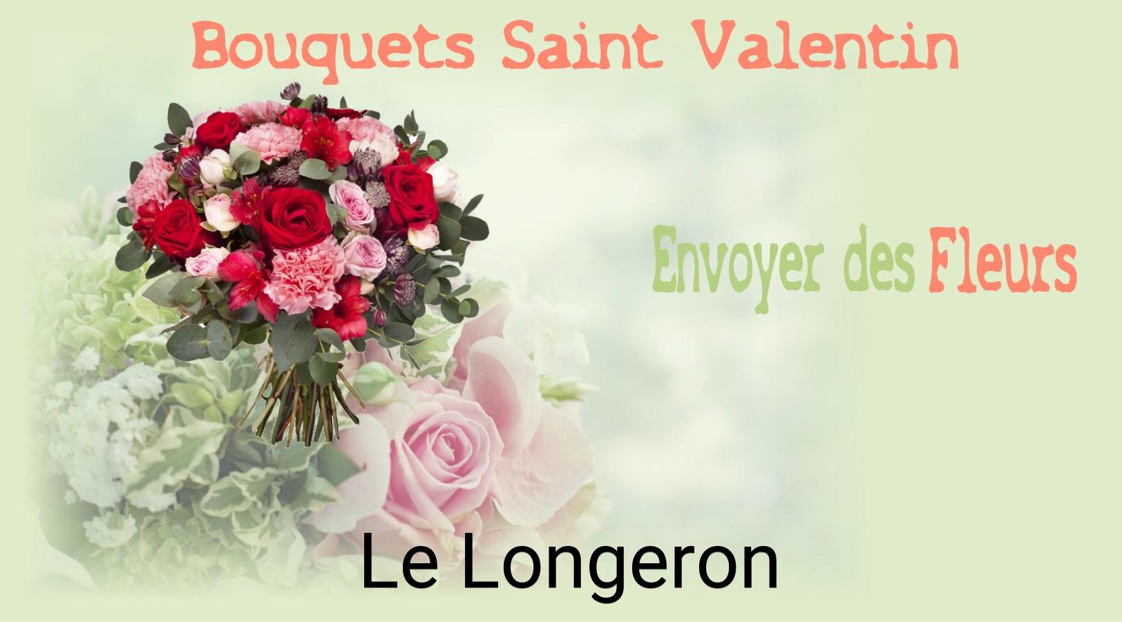 Roses de Saint-Valentin livrées à Le Longeron